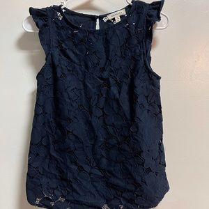 Monteau blue lace top